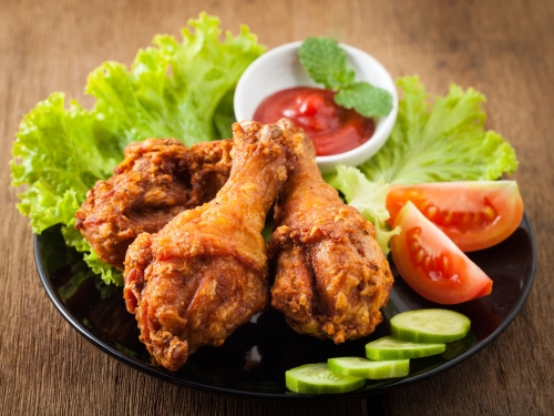2 Pc Fried Chicken (Dark Meat)