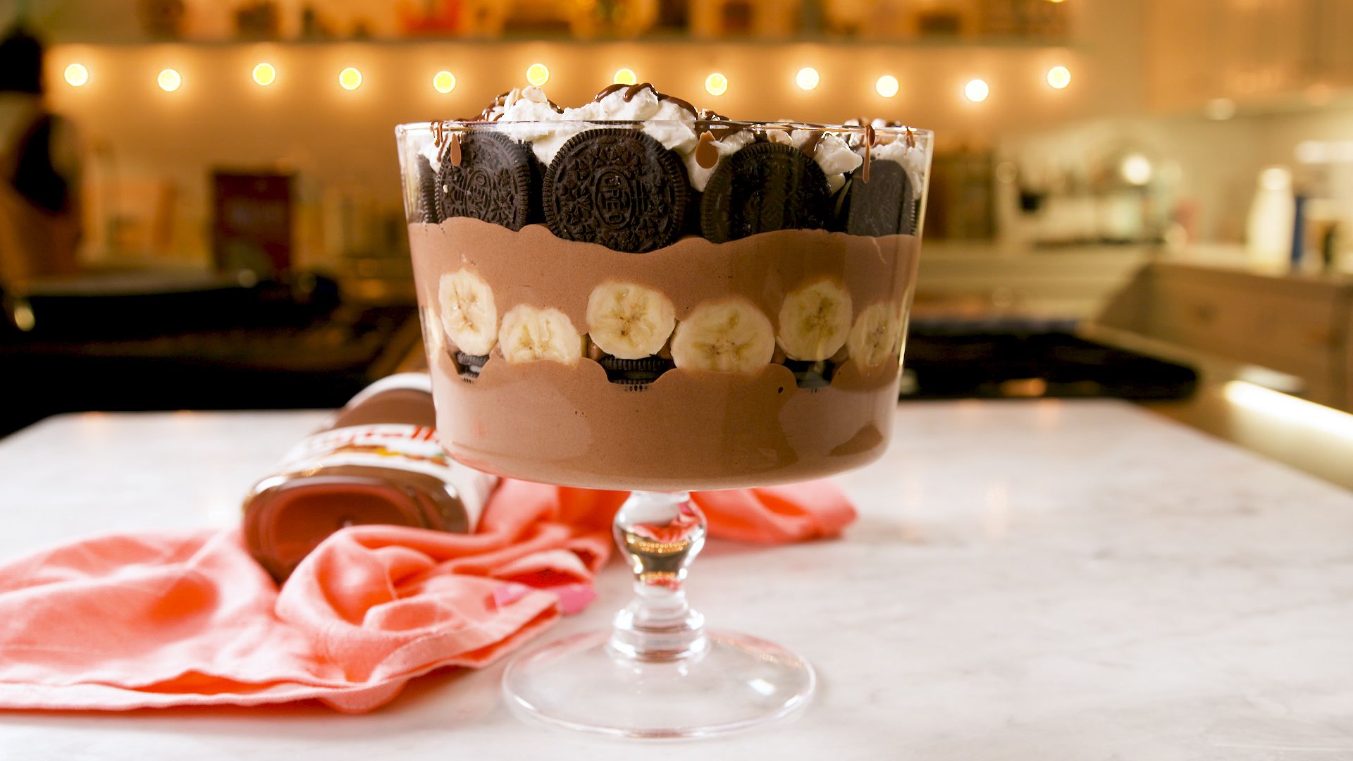 Oreo cookie banana pudding